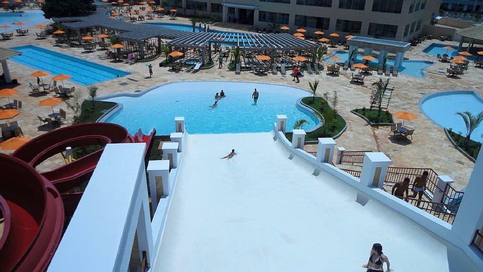 Lacqua Di Roma, Com Fogao Geladeira E Parque Aquatico 24H Caldas Novas Ngoại thất bức ảnh