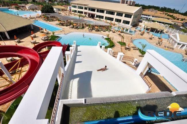 Lacqua Di Roma, Com Fogao Geladeira E Parque Aquatico 24H Caldas Novas Ngoại thất bức ảnh